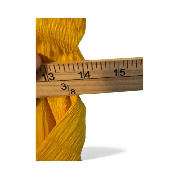 SHEIN Vibrant Yellow Maxi Long Dress Sleeveless Size Large - Picture 8 of 10